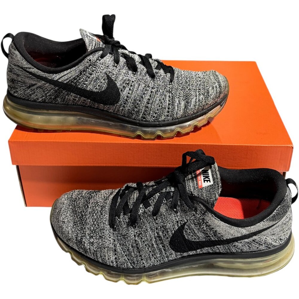 Men's Nike Flyknit Air Max Oreo Shoes Size 13 Style 620469-105